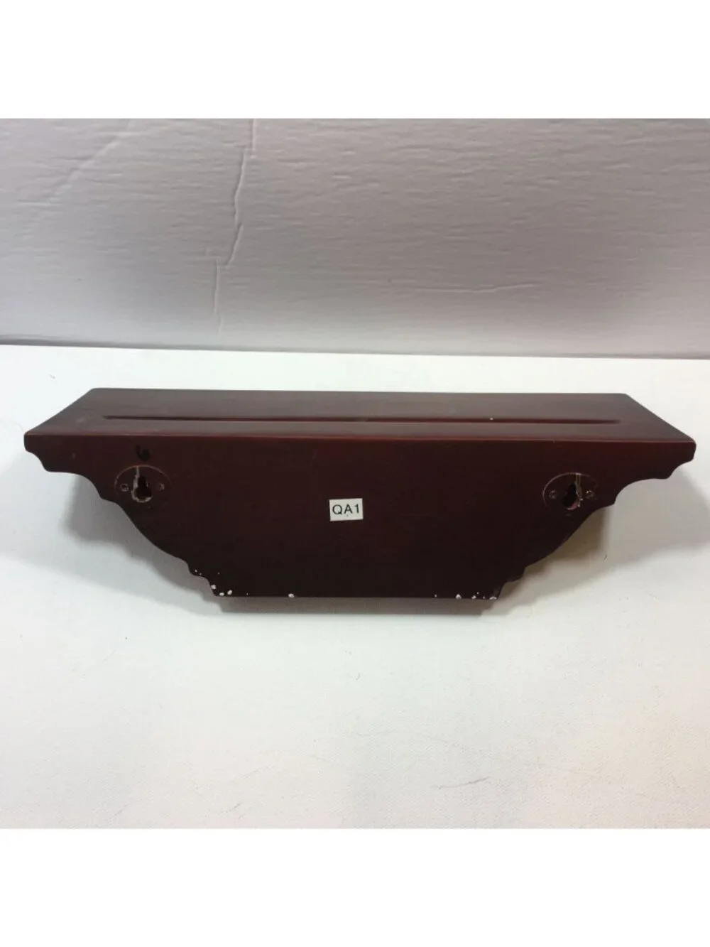 Set Of 4 Decorative Wooden Corbels Dark Cherry Finish Shelving Wall Accents